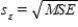 In calculating the standard error of the estimate,   ,there are (n−k− 1)degrees of freedom,where n is the sample size and k is the number of independent variables in the model.