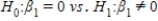   Rejection region: | t | > t<sub>0.025,46</sub>≈ 2.014 Test statistic: t = −1.916 Conclusion: Don't reject the null hypothesis.No,there is not enough evidence to conclude at the 5% significance level that the final grade and the number of skipped lectures are linearly related.