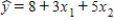 In the first-order model   ,a unit increase in x<sub>2</sub>,while holding x<sub>1</sub> constant,increases the value of y on average by 5 units.