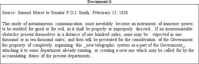 Evaluate the impact of transportation on the growth of the United States during the first half of the nineteenth century.            <div style=padding-top: 35px> 