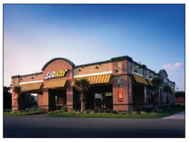 FIGURE 14-1   -Subway (see image in Figure 14.1 above)  is a popular _________. A) business-format franchises B) product-distribution franchises C) business franchise venture D) manufacturing franchises E) general service franchise