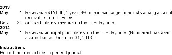 These transaction took place for Sanders Co.  
