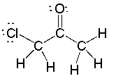  For the following compound identify the polar covalent bonds and indicate the partial charges by using  \delta + and  \delta -.   