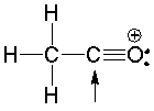 What is the approximate bond angle around the indicated carbon atom?   A)  60<sup>0</sup> B)  90<sup>0</sup> C)  109.5<sup>0</sup> D)  120<sup>0</sup> E)  180<sup>0</sup>