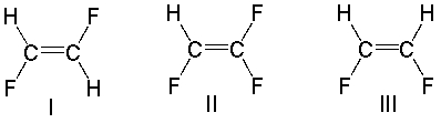 Rank the following compounds in order of decreasing dipole moment.   A)  I > II > III B)  II > III > I C)  I > III > II D)  III > II > I E)  II > I > III