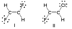 Which of the following compounds has a dipole moment? Indicate the direction of the dipole moment.  