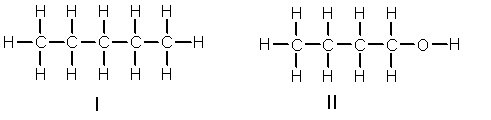 Rank the following compounds in decreasing order of boiling point.     A)  III > I > IV > II B)  II > IV > I > III C)  III > I > II > IV D)  IV > II > I > III E)  I > III > II > IV