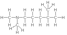 Provide the correct condensed structure for the following compound.  