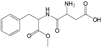 Aspartame, an artificial sweetener used in Equal<sup></sup> and diet beverages, has the following structure. Identify the functional groups in Aspartame.  