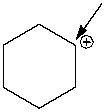 How many hydrogen atoms are connected to the indicated carbon atom?   A)  one B)  two C)  three D)  four E)  none
