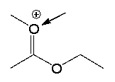 How many lone pairs of electrons are on the indicated oxygen atom?   A)  one B)  two C)  three D)  four E)  none