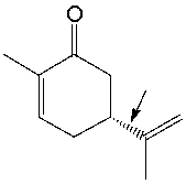 The indicated bond in the following compound is_____ of the paper.   A)  in the plane B)  out of the plane C)  behind the plane D)  None of these