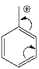 Draw the resonance structure indicated by the curved arrows.  