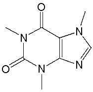 Caffeine has the following structure. What is the hybridization state and molecular geometry at each nitrogen atom in caffeine?  