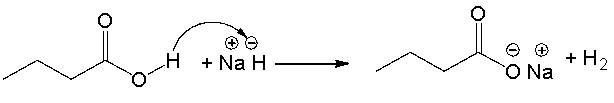 The following reaction mechanism contains mistakes. Which of the following statements correctly describes the curved arrows consistent with the reaction?   A)  The curved arrow should start at the carbonyl oxygen atom B)  The curved arrow should start at the hydride, go to the hydrogen connected to oxygen and a second arrow should start from the O-H covalent bond and go to the oxygen C)  The curved arrow should start at the oxygen atom of the OH D)  There should be two more arrows  