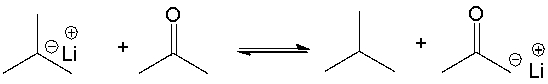 For the following acid-base reaction, predict which side of the equilibrium is favored.   A)  favor right side B)  favor left side C)  neither