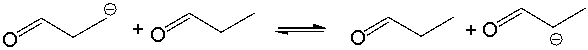 For the following acid-base reaction, predict which side the equilibrium is favored. Explain why.  