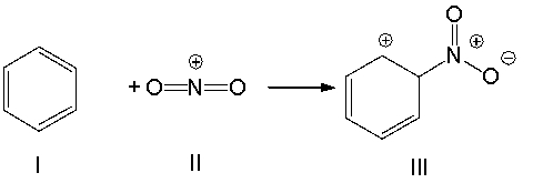 For the following reaction, identify the Lewis acid.   A)  I B)  II C)  III D)  None of these