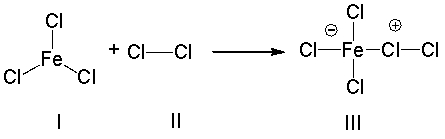 For the following reaction, identify the Lewis base.   A)  I B)  II C)  III D)  None of these