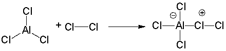 For the following reaction, identify the Lewis acid and the Lewis base and draw the curved arrow mechanism.  