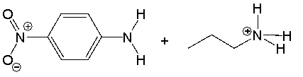 For the following reaction identify the acid and the base and predict the products. Draw the curved arrow mechanism for the formation of products and predict the direction of the equilibrium.  