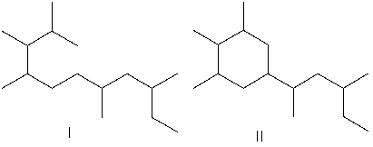 Which of the following compounds are constitutional isomers?     A)  I and II B)  II and III C)  III and IV D)  I and IV