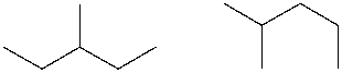 What is the relationship between the following two compounds?   A)  constitutional isomers B)  identical compounds C)  completely different and not constitutional isomers