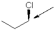 Draw the gauche conformer of the following compound looking down the indicated bond.  