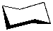 Draw in all of the axial hydrogens on the cyclohexane chair conformation shown.  