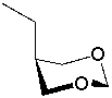 Draw the other chair conformer of the following compound.  