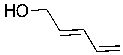 Is the alkene on the left in the molecule below cis, trans, or neither?  
