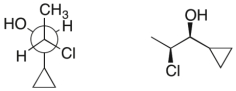 Identify the relationship between these two structures.   A)  diastereomers B)  enantiomers C)  the same compound D)  different compounds