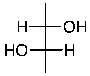 Convert the following Fischer projection into a wedge/dash drawing.  