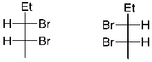 What is the relationship between the following two molecules?   A)  enantiomers B)  diastereomers C)  identical D)  constitutional Isomers