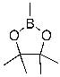 Identify the electrophilic site in the following molecule.   A)  C B)  O C)  B D)  no electrophilic site
