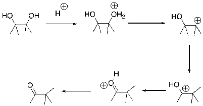 Draw arrows for each step of the following reaction.  
