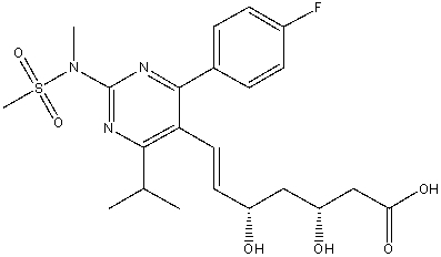 The structure of Crestor (rosuvastatin) , a medication used to reduce cholesterol, is below. What is the degree of substitution of the alkene in Crestor?    A)  monosubstituted B)  disubstituted C)  trisubstituted D)  tetrasubstituted