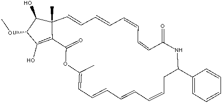 Viridenomycin, shown below, is a polyene antibiotic that displays anti-tumor activity. Its structural complexity and chemical instability have made it a challenging target for organic chemists to synthesize. Ignoring the benzene ring, circle any trisubstituted alkene(s), and put a box around any Z alkene(s).  