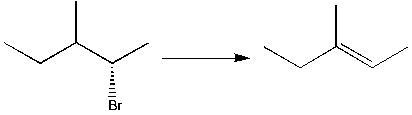What would be the best base for performing the following elimination?   A)  KOCH<sub>3</sub> B)  KOCH(CH<sub>3</sub>) <sub>2</sub> C)  KOC(CH<sub>3</sub>) <sub>3</sub> D)  this reaction is not an elimination reaction
