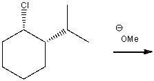Draw the major product of the following reaction.  