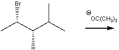 Draw the major product of the following reaction.  