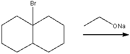 Draw the mechanism and product for the following E2 reaction.  