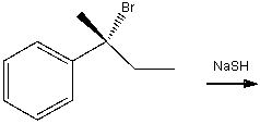 Predict the product(s) for the following S<sub>N</sub>1 reaction.  