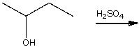 Draw the product of the following dehydration reaction.  