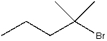 What substitution reaction mechanism is most likely for the following compound?   A)  S<sub>N</sub>1 B)  S<sub>N</sub>2 C)  Either S<sub>N</sub>1 or S<sub>N</sub>2 D)  None of these