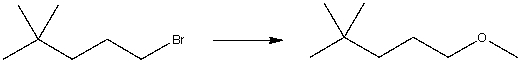 What substitution reaction mechanism is most likely for the following conversion?   A)  S<sub>N</sub>1 B)  S<sub>N</sub>2 C)  Either S<sub>N</sub>1 or S<sub>N</sub>2 D)  None of these