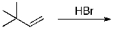 What are the expected major product(s)  of HBr addition to the alkene shown below?     A)  I B)  II C)  III D)  IV E)  V