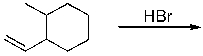 Identify the expected product(s)  for the reaction shown below.     A)  I B)  II C)  III D)  IV E)  V