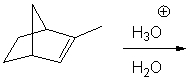 Identify the expected major product of the following reaction.     A)  I B)  II C)  III D)  IV E)  V
