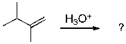 Identify the expected major product of the following reaction.     A)  I B)  II C)  III D)  IV E)  V
